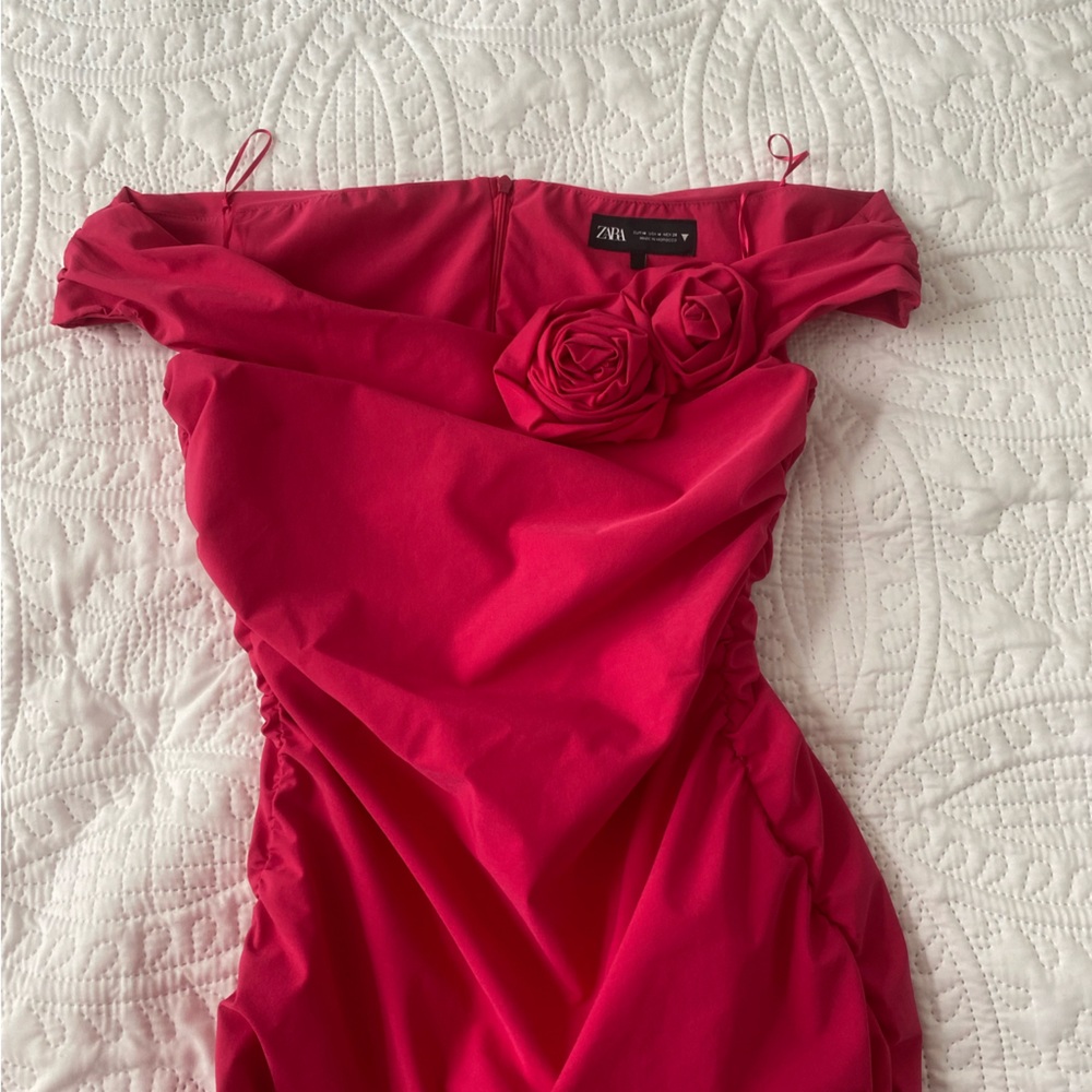 Zara Vibrant Pink Dress - Picture 3 of 4